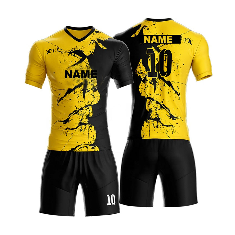 National Apparels 2024 Latest Design Soccer Uniform Set New Arrival Team Name Men Soccer Sports Football Uniforms For Sale
